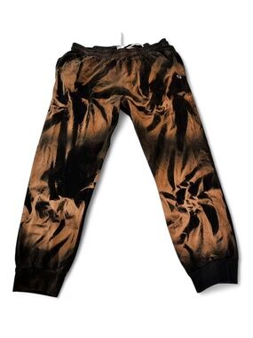 Men 2XL Champion sweatpants Brown Tie dye Jogger pants